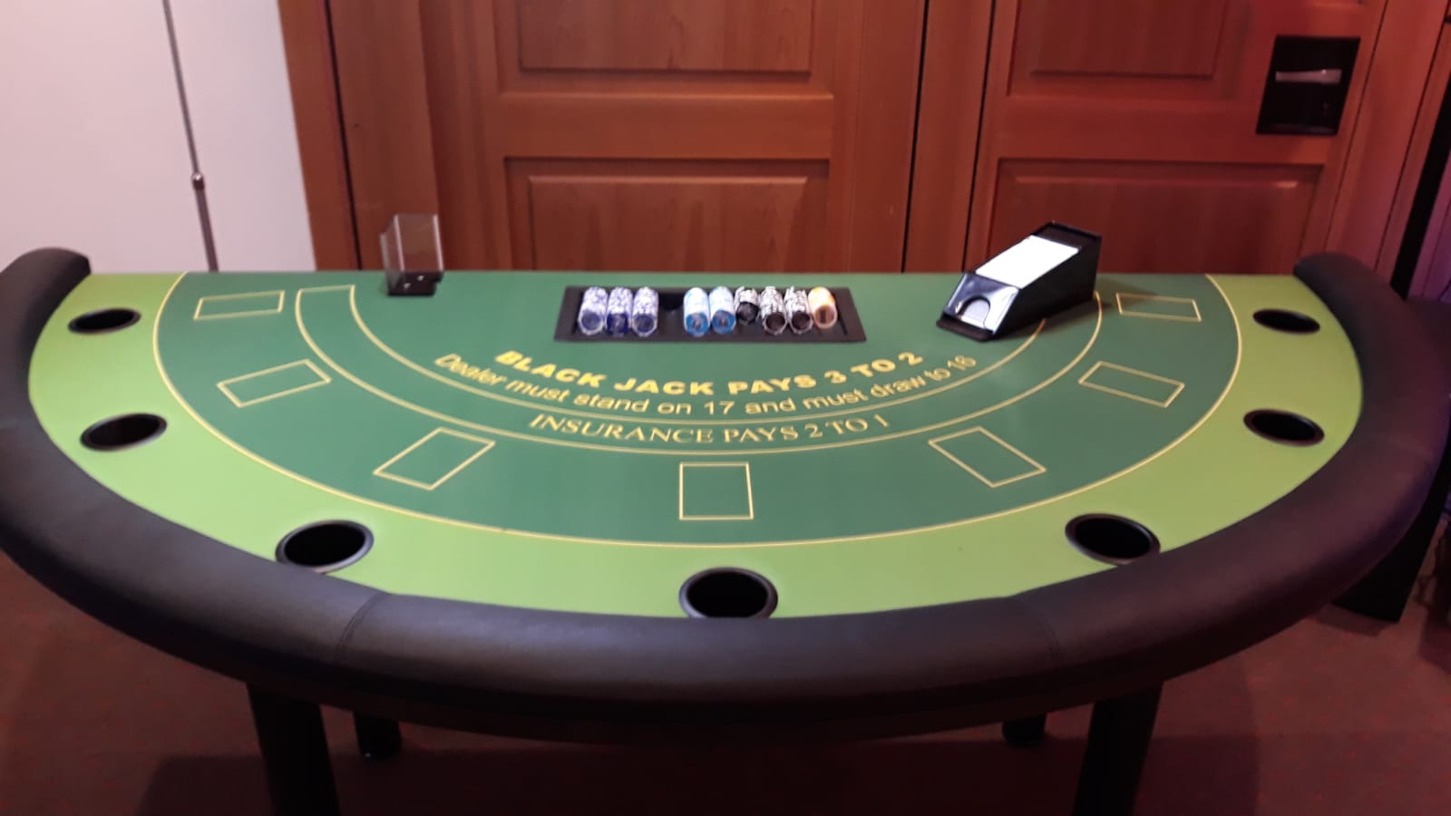 Black Jack Tisch von Empire Event Casino zu vermieten
